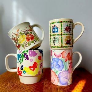 vintage Dunoon sweet pea mug